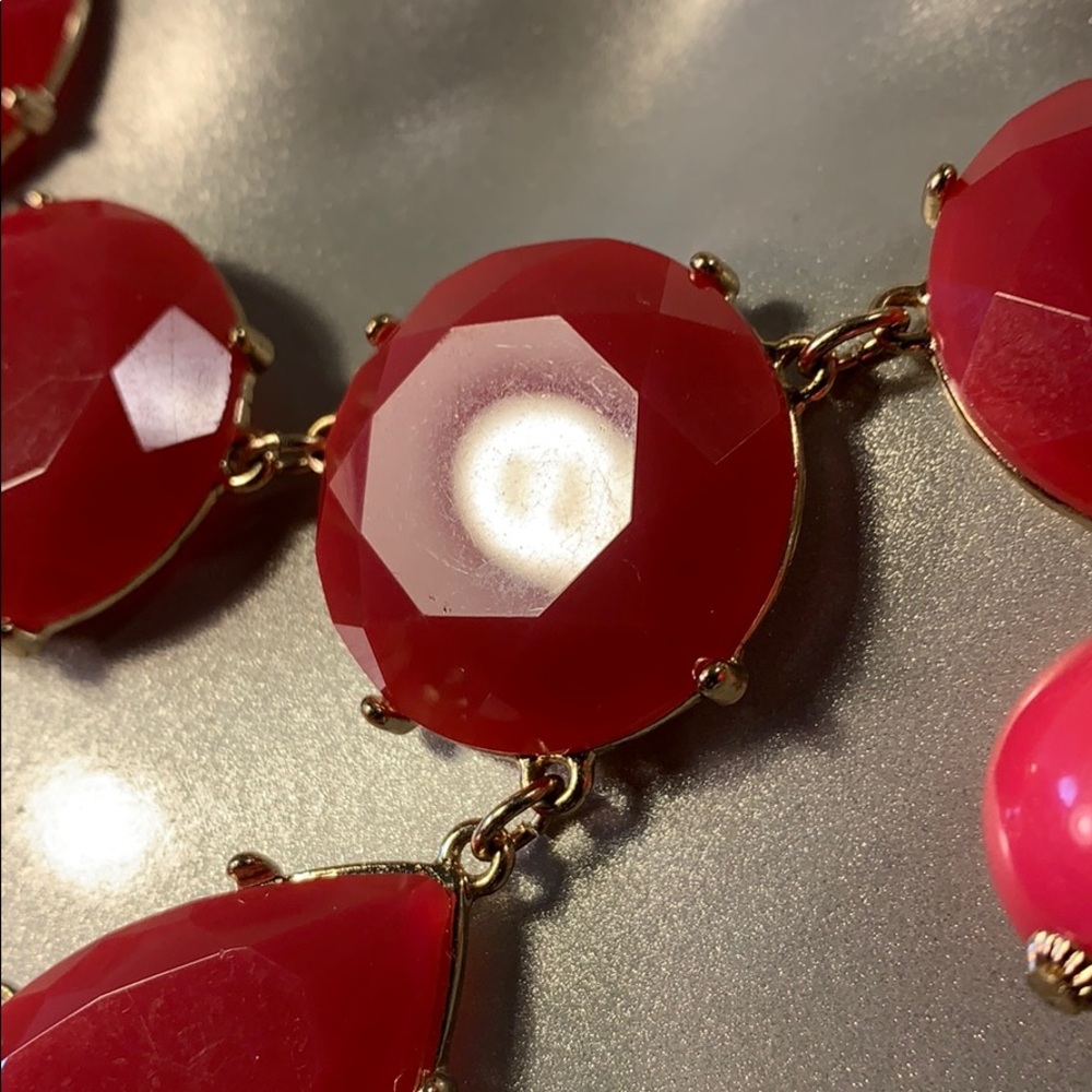 Pink statement necklace - Picture 5 of 8